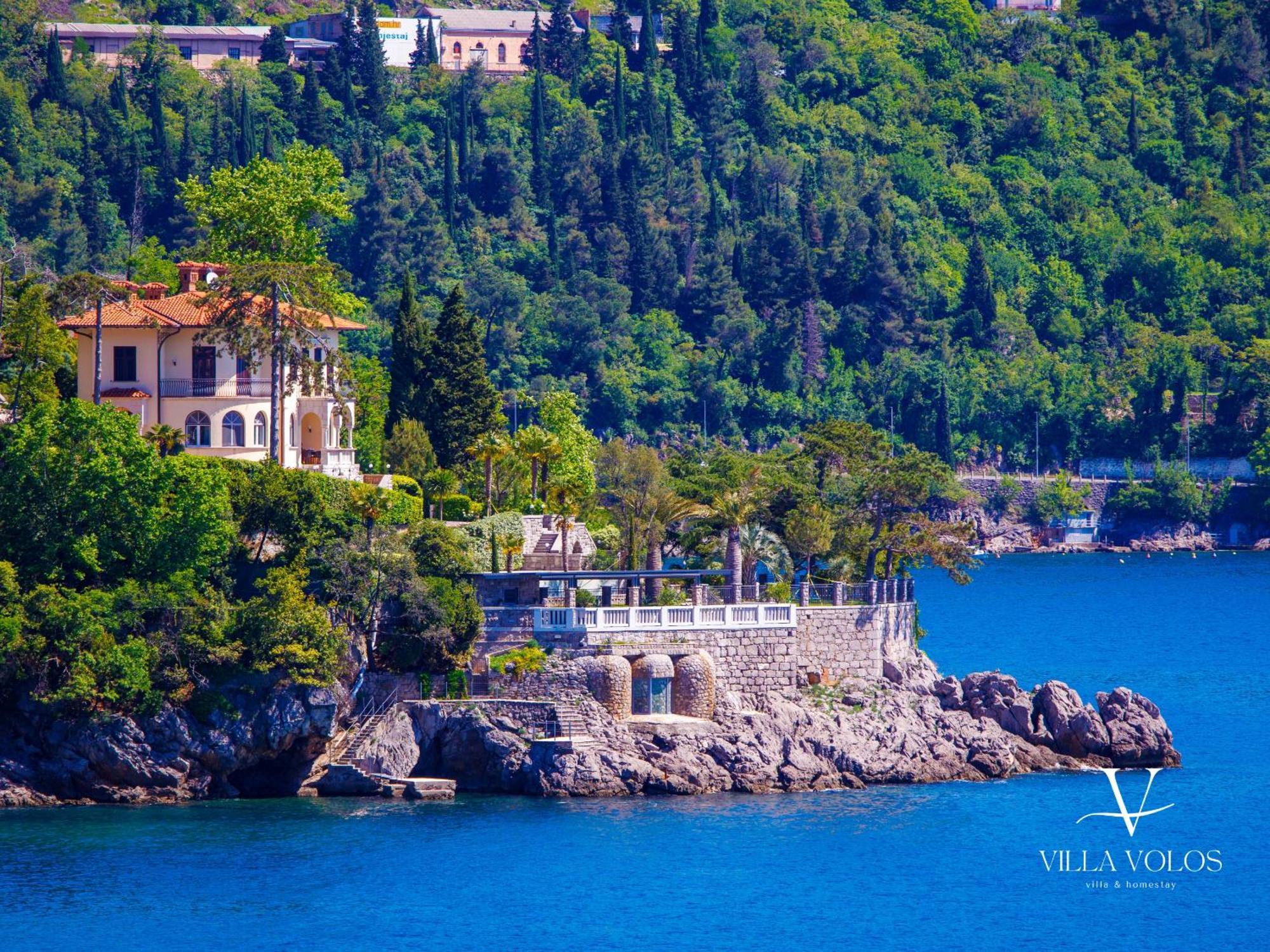Villa Volos Apartment Karmen With Roof Terrace, Sea View, Free Private Parking โอปาติยา ภายนอก รูปภาพ